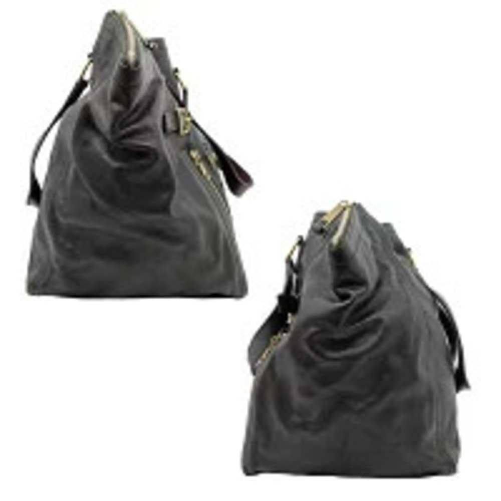 Saint Laurent Rive Gauche Downtown Tote Bag Handbag Brown Dark - Picture 3 of 6